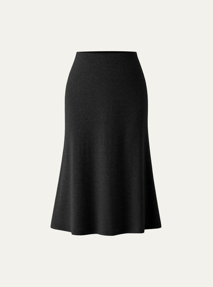 Soft Thermal Pull-On Midi Skirt