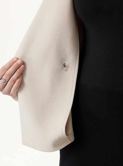 Spacer Knit Long Sleeve Cardigan