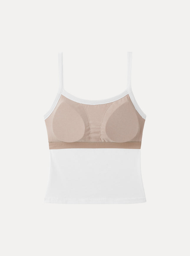 Everyday Cotton Low Back New Airy Built-In Bra Tank