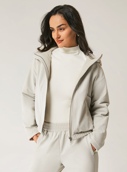 Water-Proof Fleece Reversable Hooded Jacket
