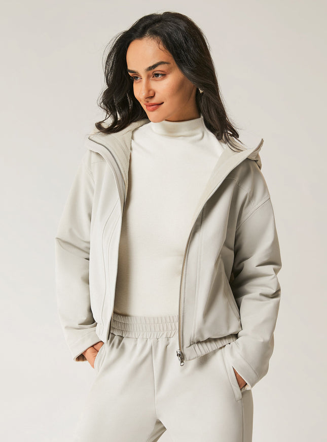 Water-Proof Fleece Reversable Hooded Jacket