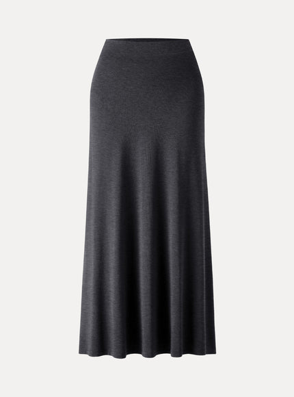 High-Rise A-Line Maxi Skirt