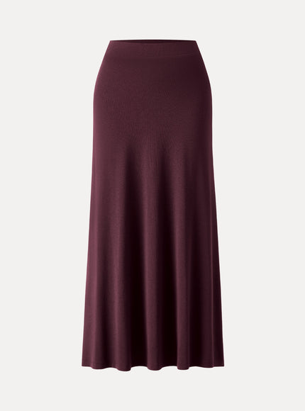 High-Rise A-Line Maxi Skirt