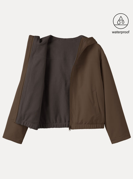 Water-Proof Fleece Reversable Hooded Jacket