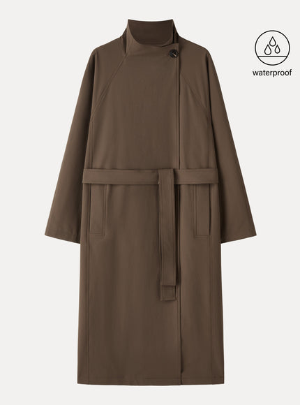Waterproof Belted Trench Coat