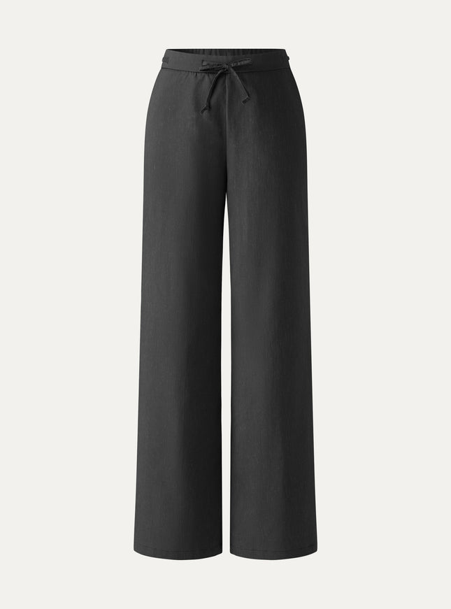 Drawstring Wide Leg Pant with Pockets