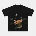 AQCHIC Chris Brown V11 Unisex Graphic Heavyweight Cotton Shirt