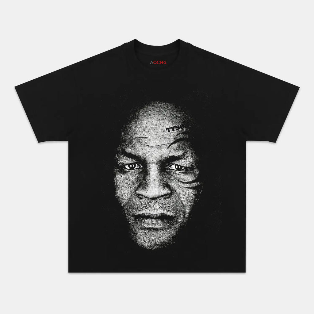 AQCHIC Mike Tyson V6 Unisex Graphic Heavyweight Cotton Shirt