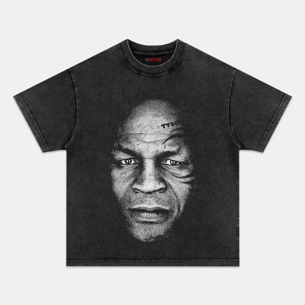 AQCHIC Mike Tyson V6 Unisex Graphic Heavyweight Cotton Shirt