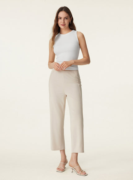 Crewneck Cotton New Airy Built-In Bra Tank