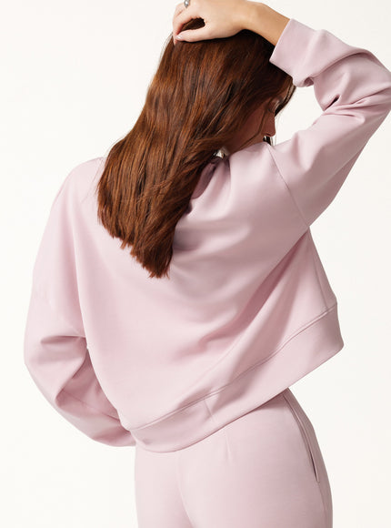 Lyocell Spacer Knit Long Sleeve Drop-Shoulder Shrug Cardigan