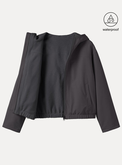 Water-Proof Fleece Reversable Hooded Jacket