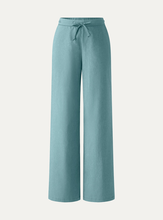 Drawstring Wide Leg Pant with Pockets