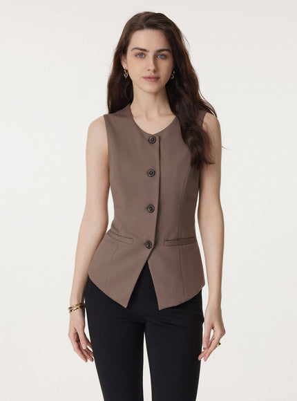 Office Staple Waistcoat with Pockets