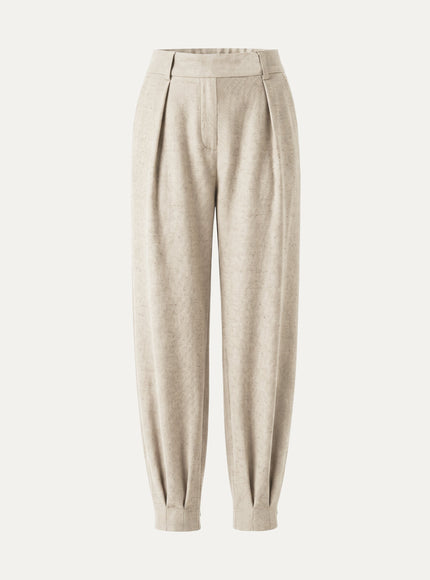 Stretch Linen-Like Wrinkle-Resistant Tapered Pant