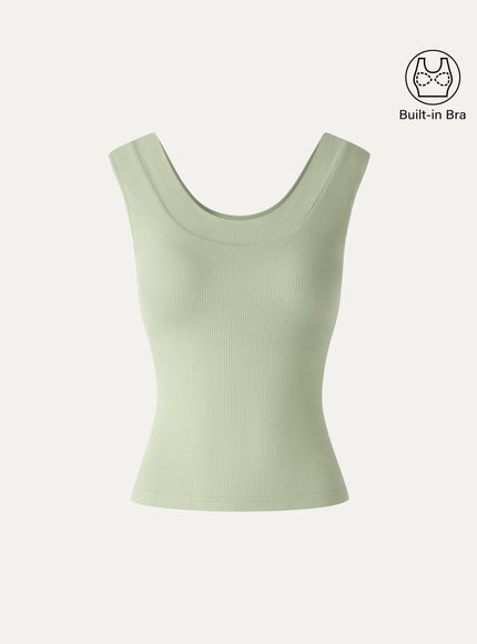 CoolTouch U-Neck Built-In Bra Tank