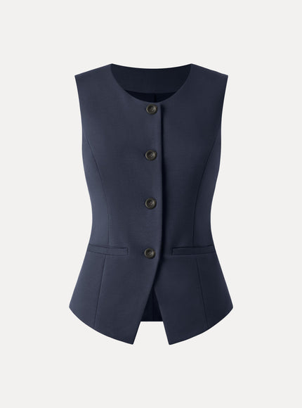 Office Staple Waistcoat with Pockets