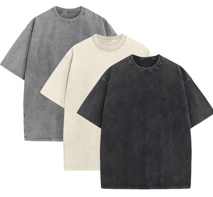 Miles Morales Spider-Verse Hero Comic Double Printed Oversize Lightweight Acid Washed Tee, Character Marr – image 5