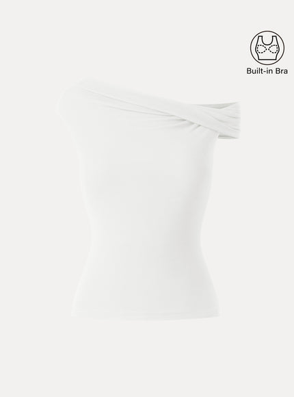 Multi-wear Versatile Necklines Built-In Bra Top