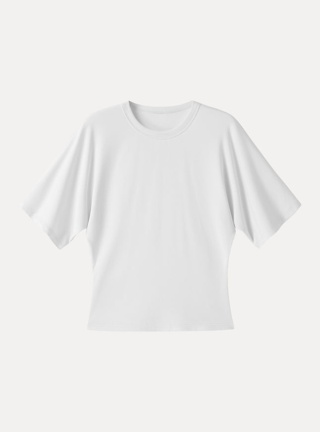 Elevated Cotton-Blend Essential Tee