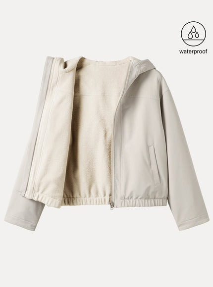 Water-Proof Fleece Reversable Hooded Jacket