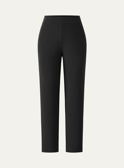 Mid Rise Pull-on Tapered Pant with Pockets