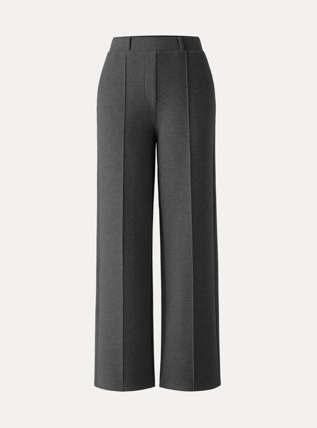 High Waisted Warm Straight Leg Pull On Pant