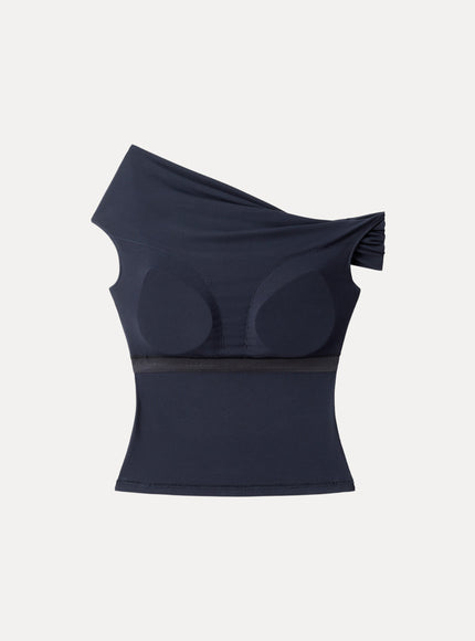 Multi-wear Versatile Necklines Built-In Bra Top