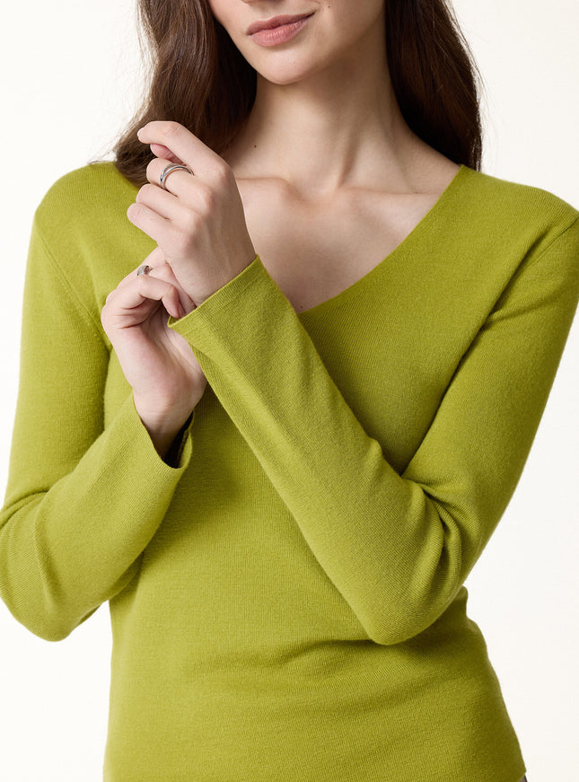 The Everyday V-Neck Merino-Blend Sweater