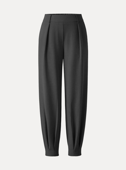 Stretch Linen-Like Wrinkle-Resistant Tapered Pant