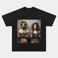 AQCHIC Adam and Eve Unisex Graphic Heavyweight Cotton Shirt