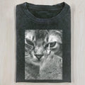 AQCHIC ANGRY CAT 2.0 Unisex Graphic Heavyweight Cotton Shirt