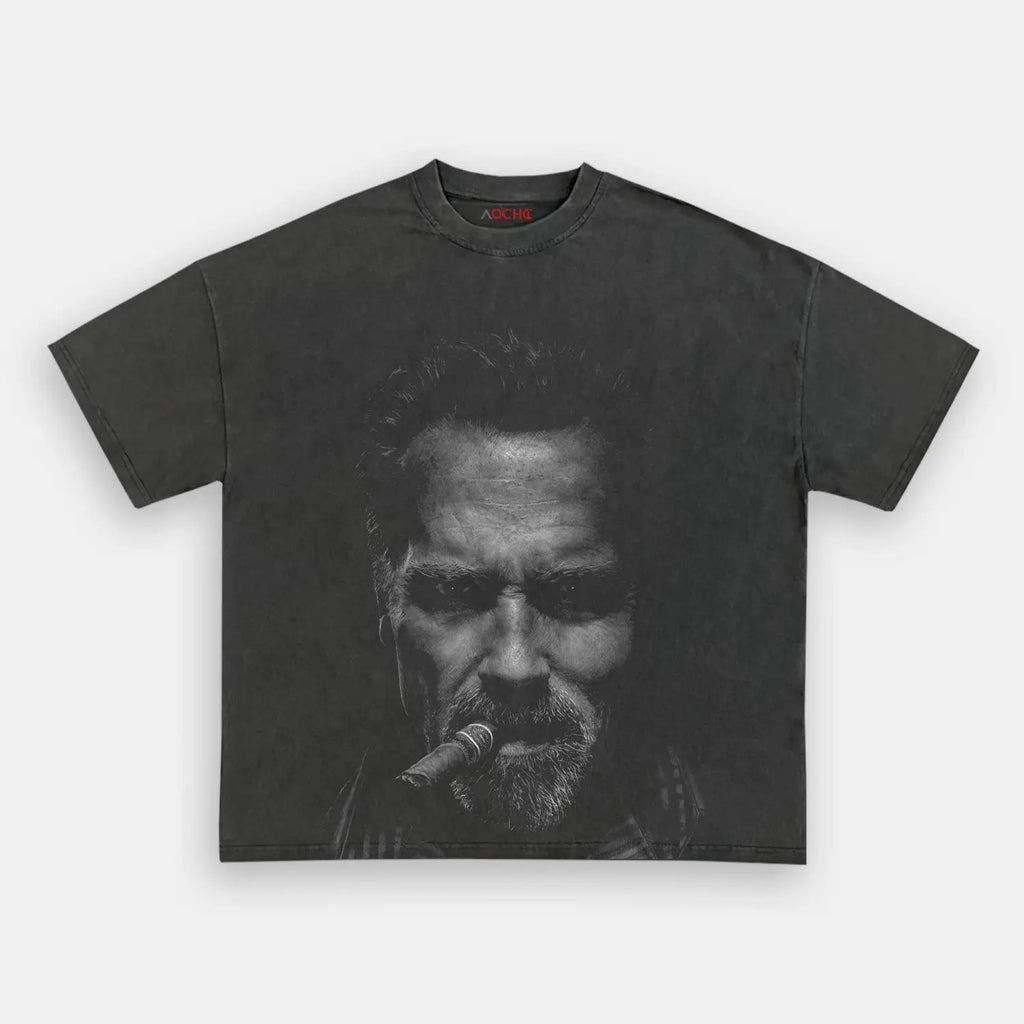 AQCHIC ARNOLD SCHWARZENEGGER Unisex Graphic Heavyweight Cotton Shirt