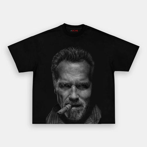AQCHIC ARNOLD SCHWARZENEGGER Unisex Graphic Heavyweight Cotton Shirt