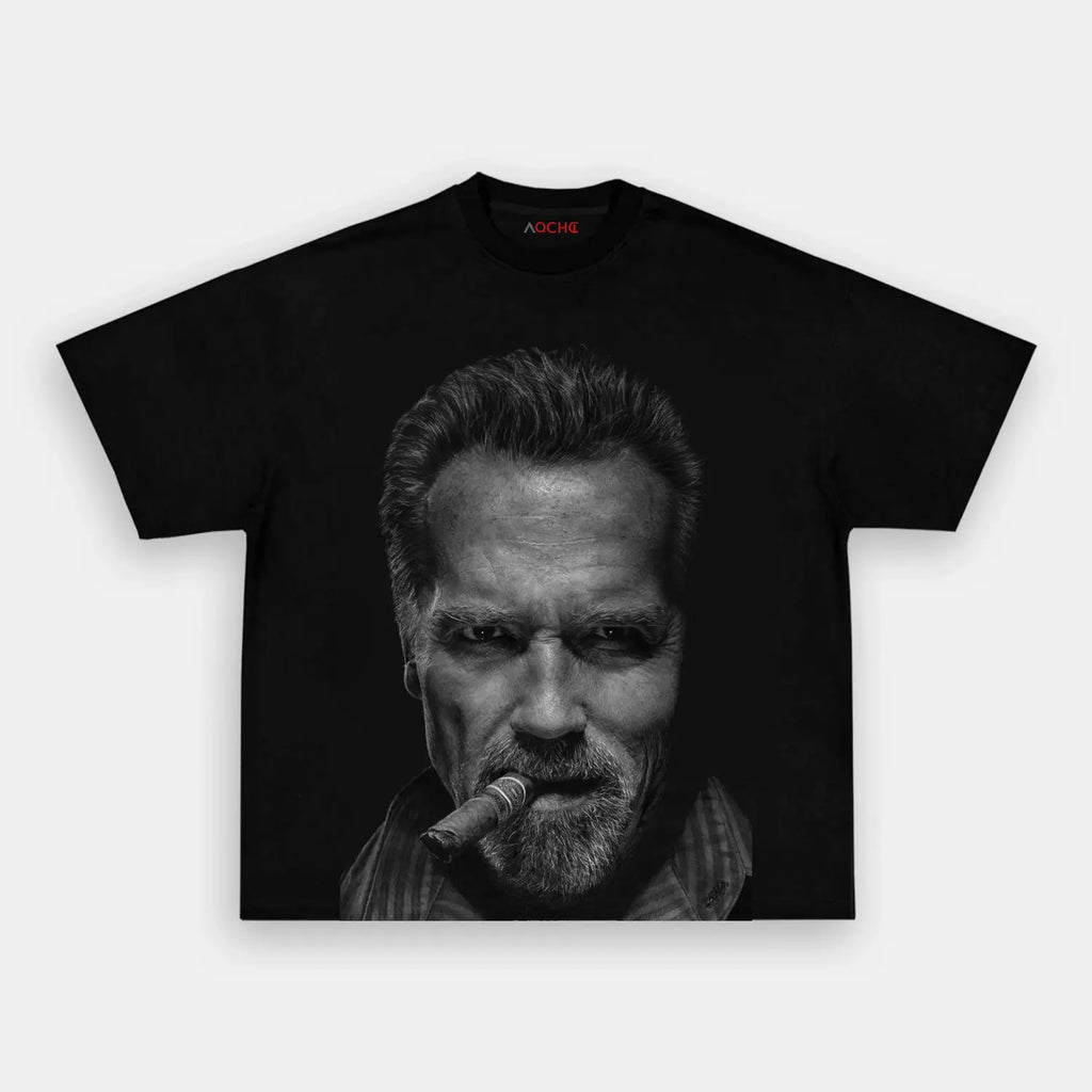AQCHIC ARNOLD SCHWARZENEGGER Unisex Graphic Heavyweight Cotton Shirt