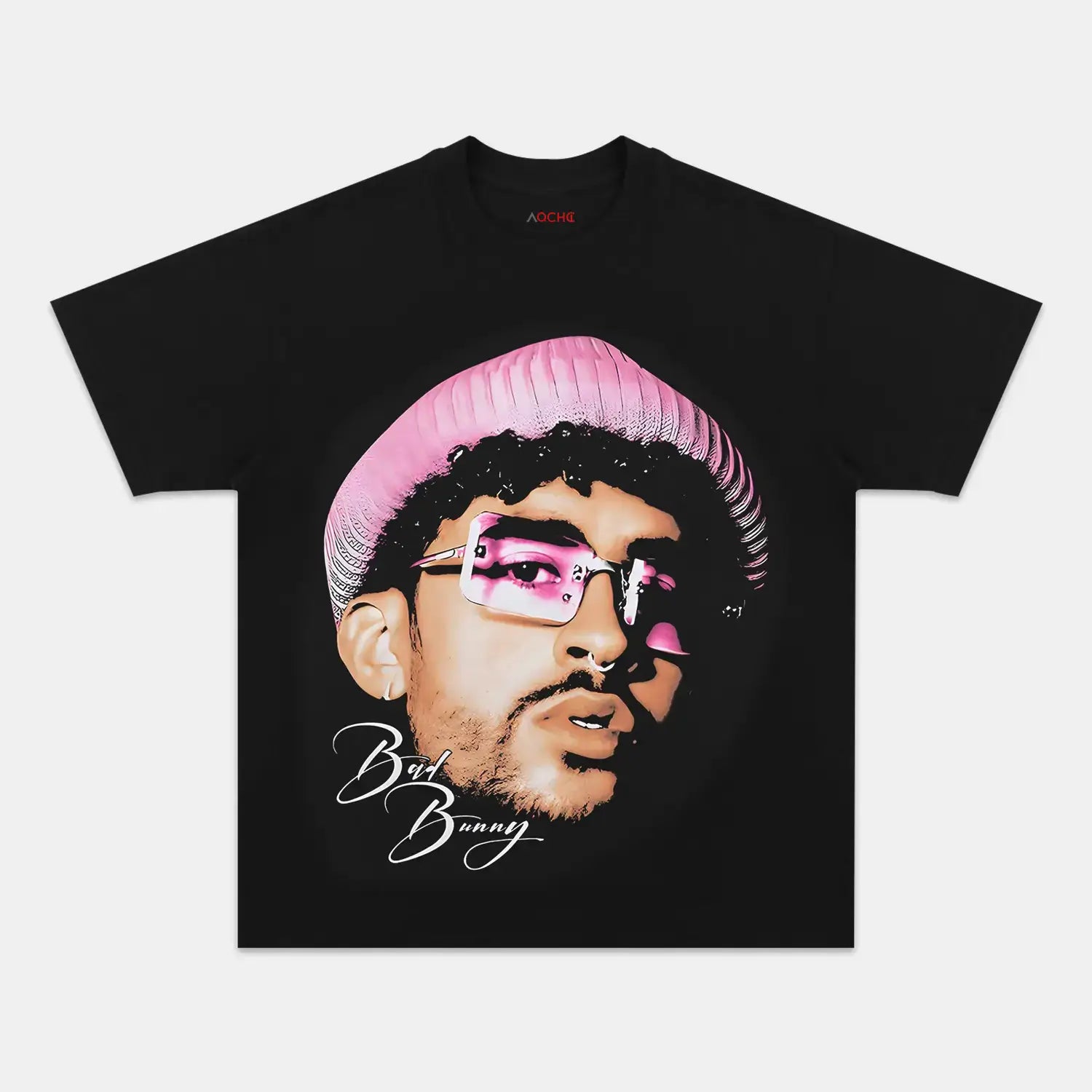 AQCHIC Bad Bunny Vintage V2 Unisex Graphic Heavyweight Cotton Shirt
