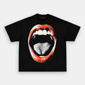 AQCHIC Big Mouth Unisex Graphic Heavyweight Cotton Shirt