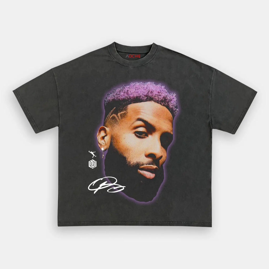 AQCHIC Big Face OBJ Unisex Graphic Heavyweight Cotton Shirt