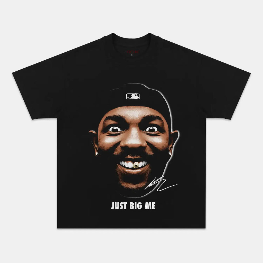 AQCHIC BIG FACE KENDRICK Unisex Graphic Heavyweight Cotton Shirt