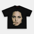 AQCHIC Big Face Angelina Unisex Graphic Heavyweight Cotton Shirt