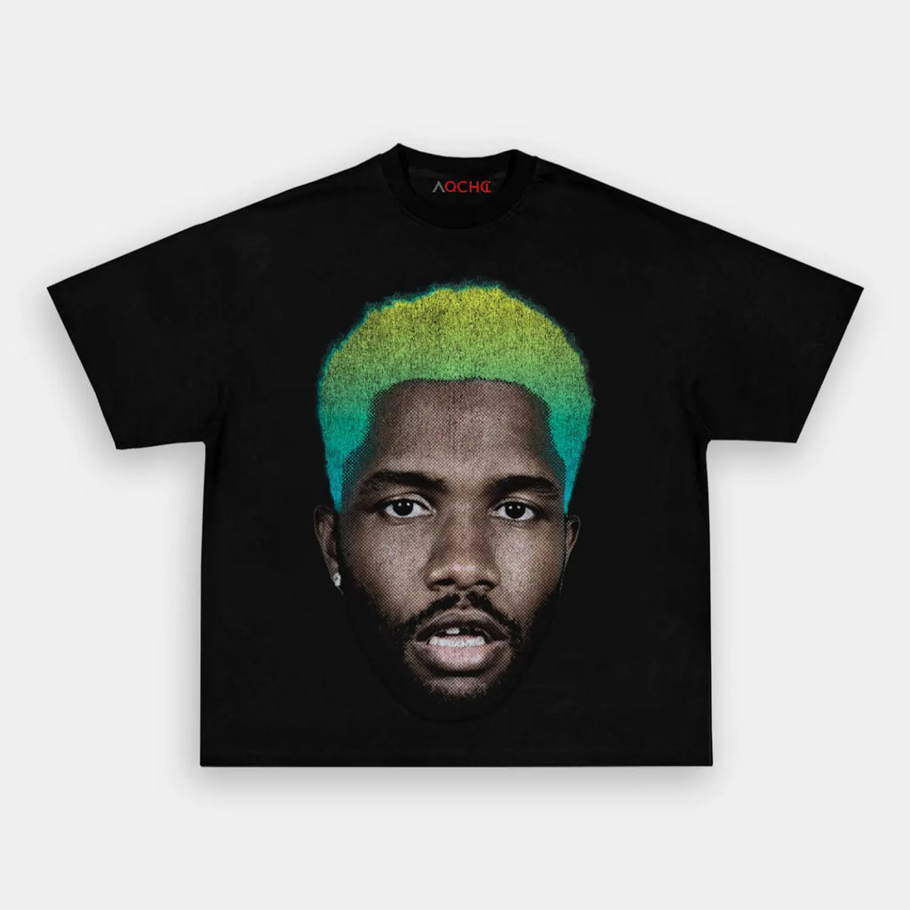 AQCHIC Big Face Frank Unisex Graphic Heavyweight Cotton Shirt