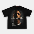 AQCHIC Big Face Travis Scott Unisex Graphic Heavyweight Cotton Shirt