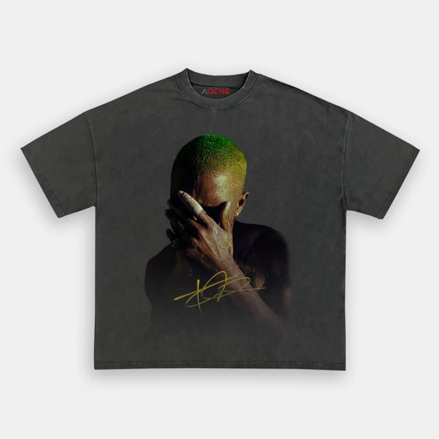 AQCHIC Blond Unisex Graphic Heavyweight Cotton Shirt