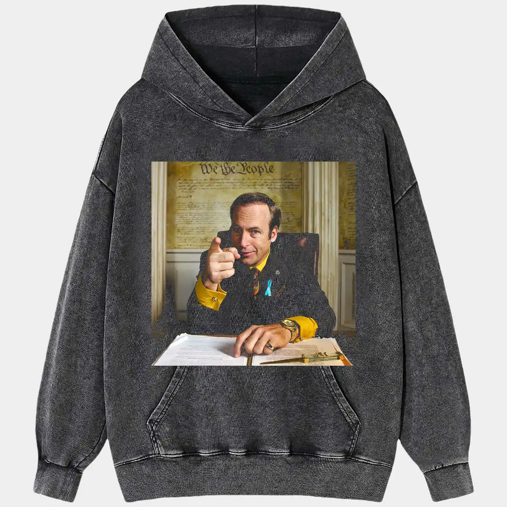 AQCHIC BETTER CALL SAUL Unisex Graphic Heavyweight Cotton Shirt