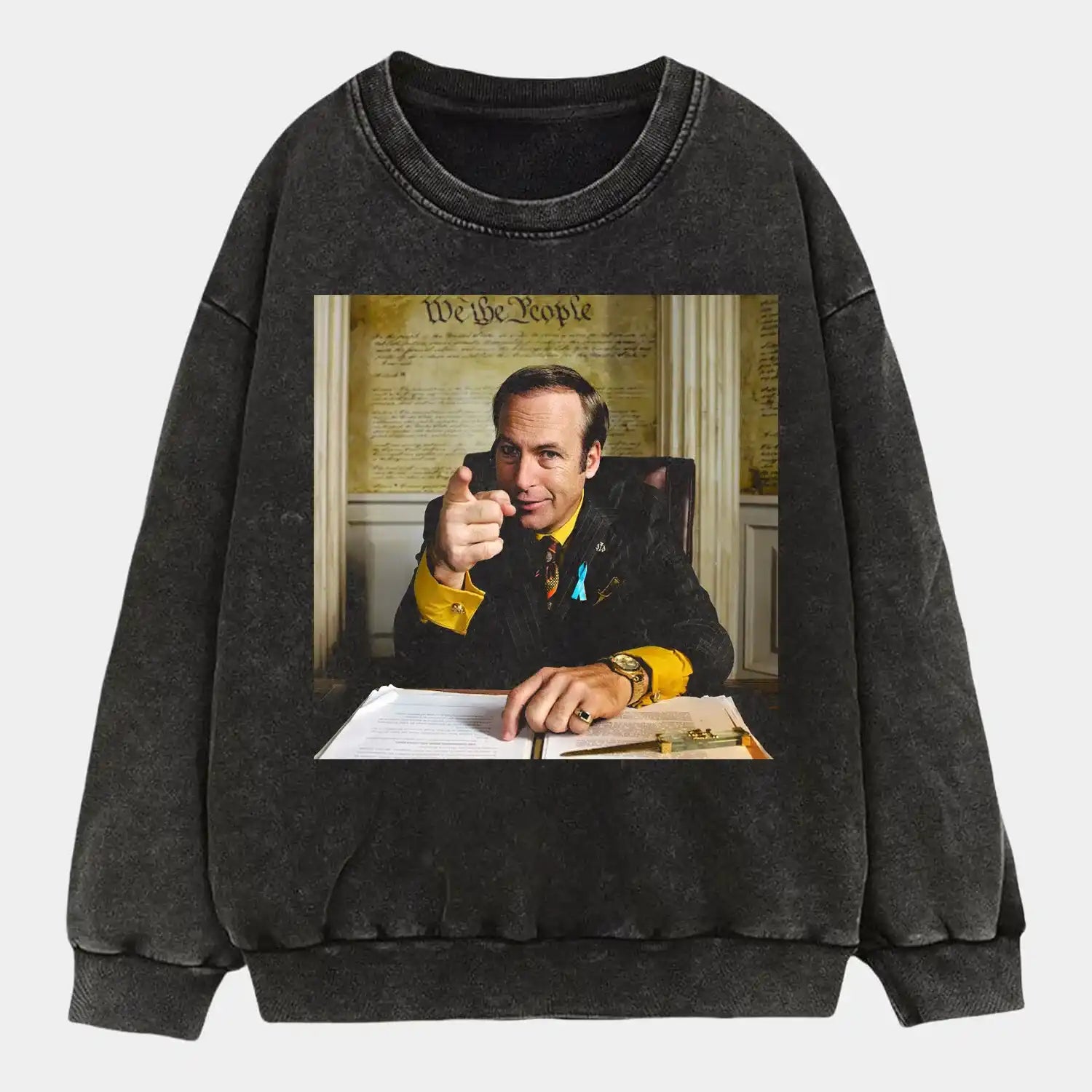 AQCHIC BETTER CALL SAUL Unisex Graphic Heavyweight Cotton Shirt