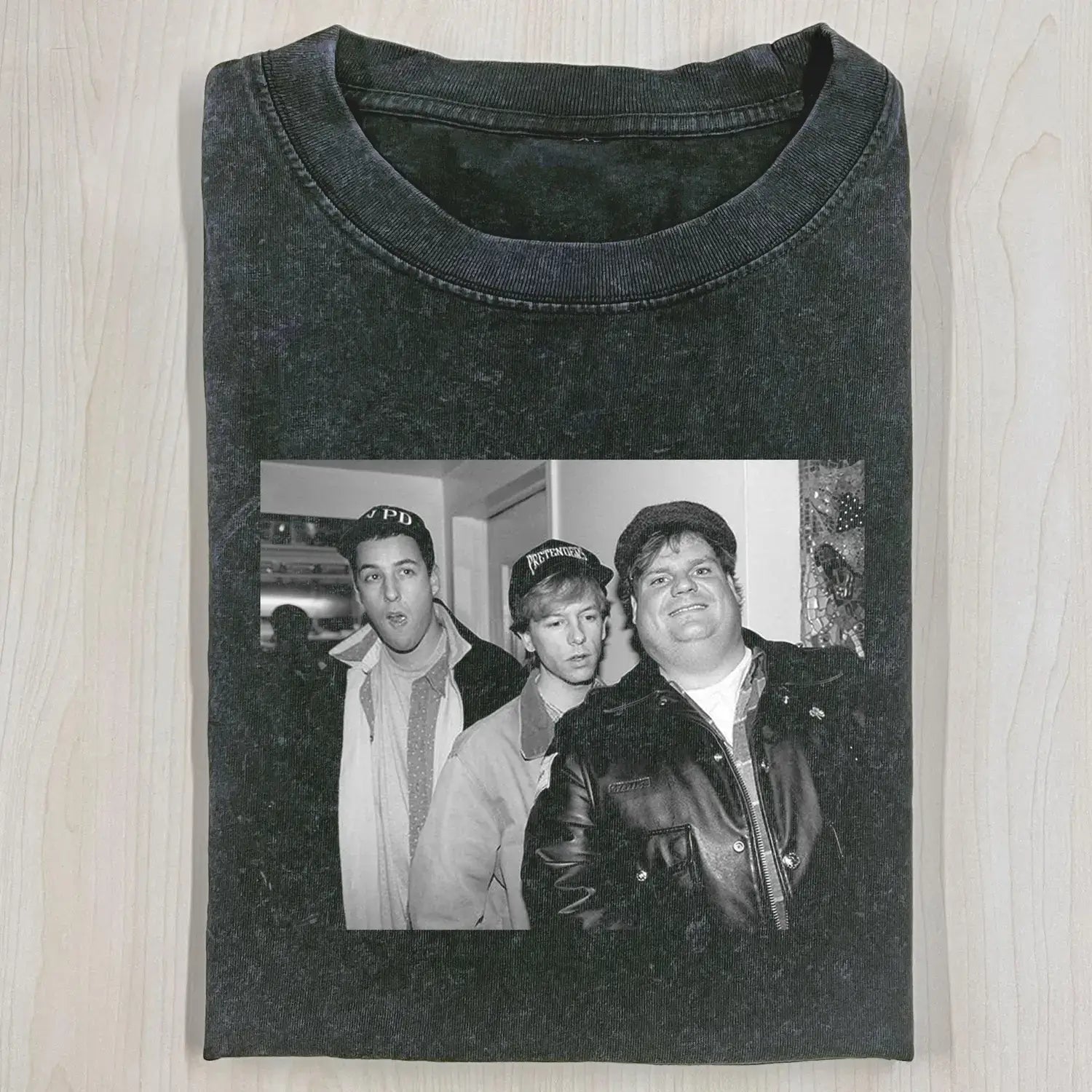 AQCHIC Farley Spade Sandler Unisex Graphic Heavyweight Cotton Shirt