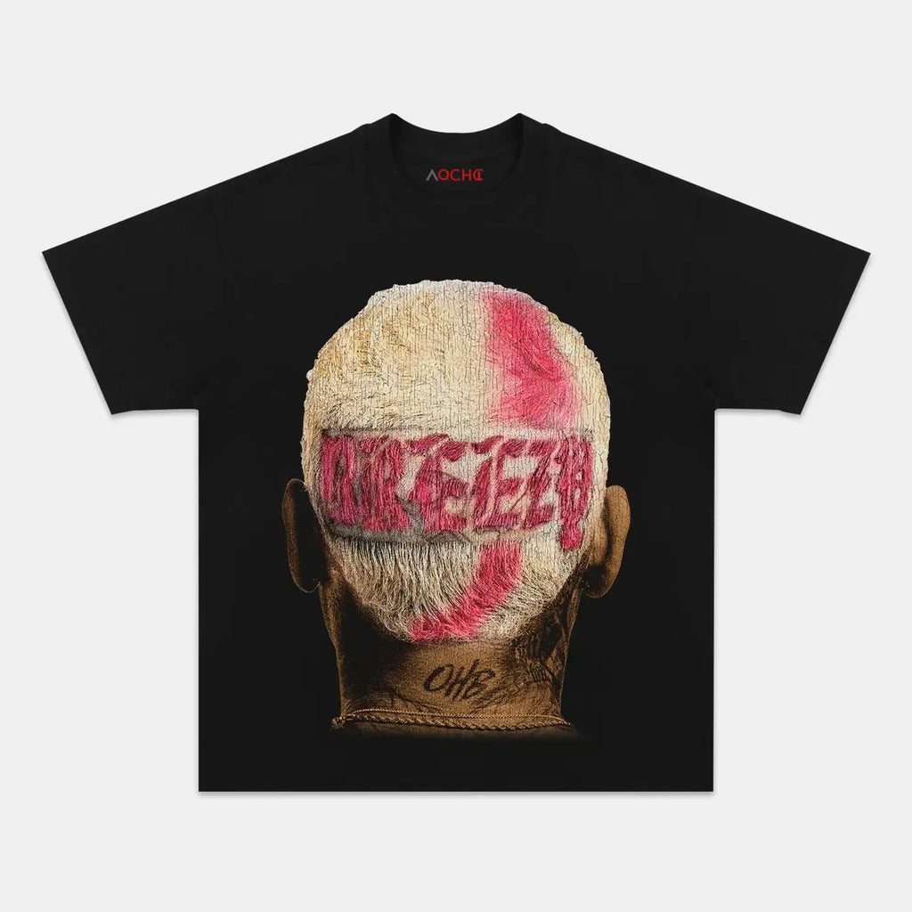 AQCHIC Chris Brown Unisex Graphic Heavyweight Cotton Shirt