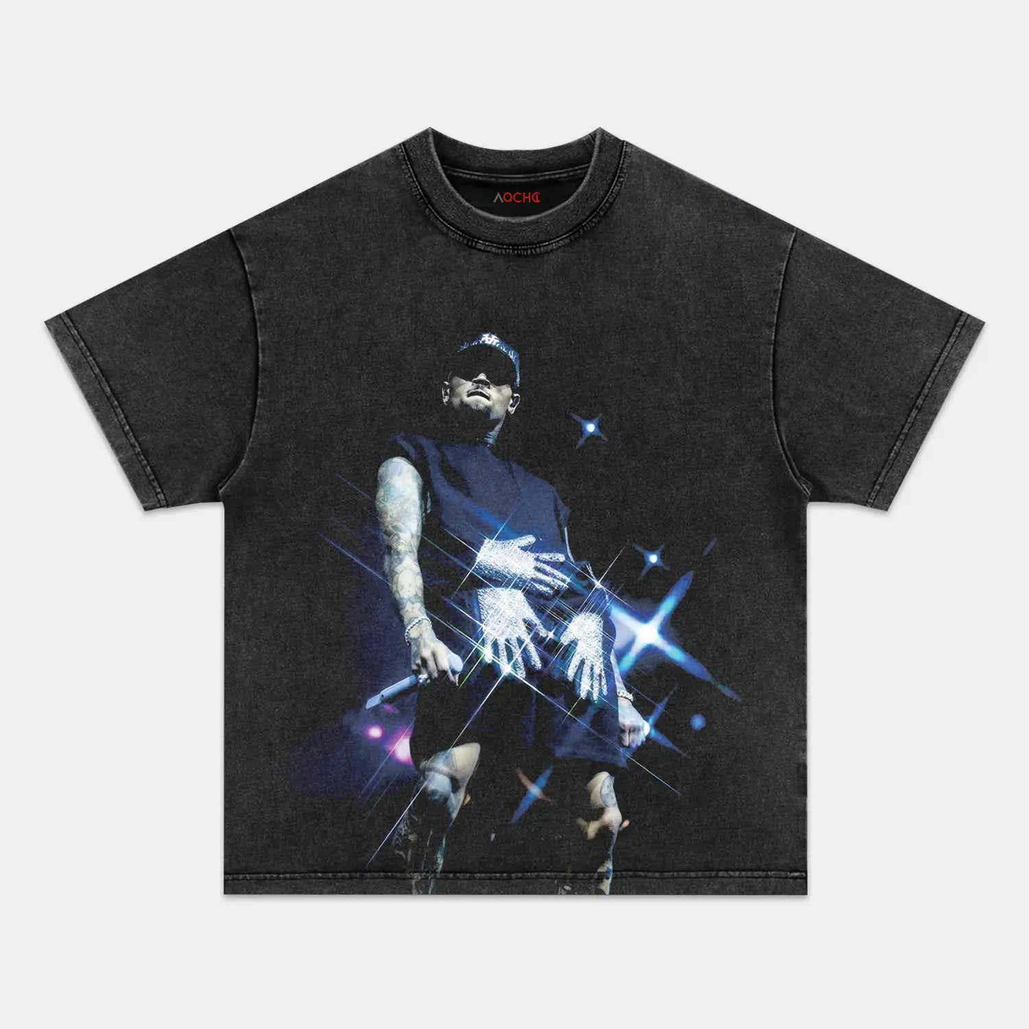 AQCHIC Chris Brown V3 Unisex Graphic Heavyweight Cotton Shirt