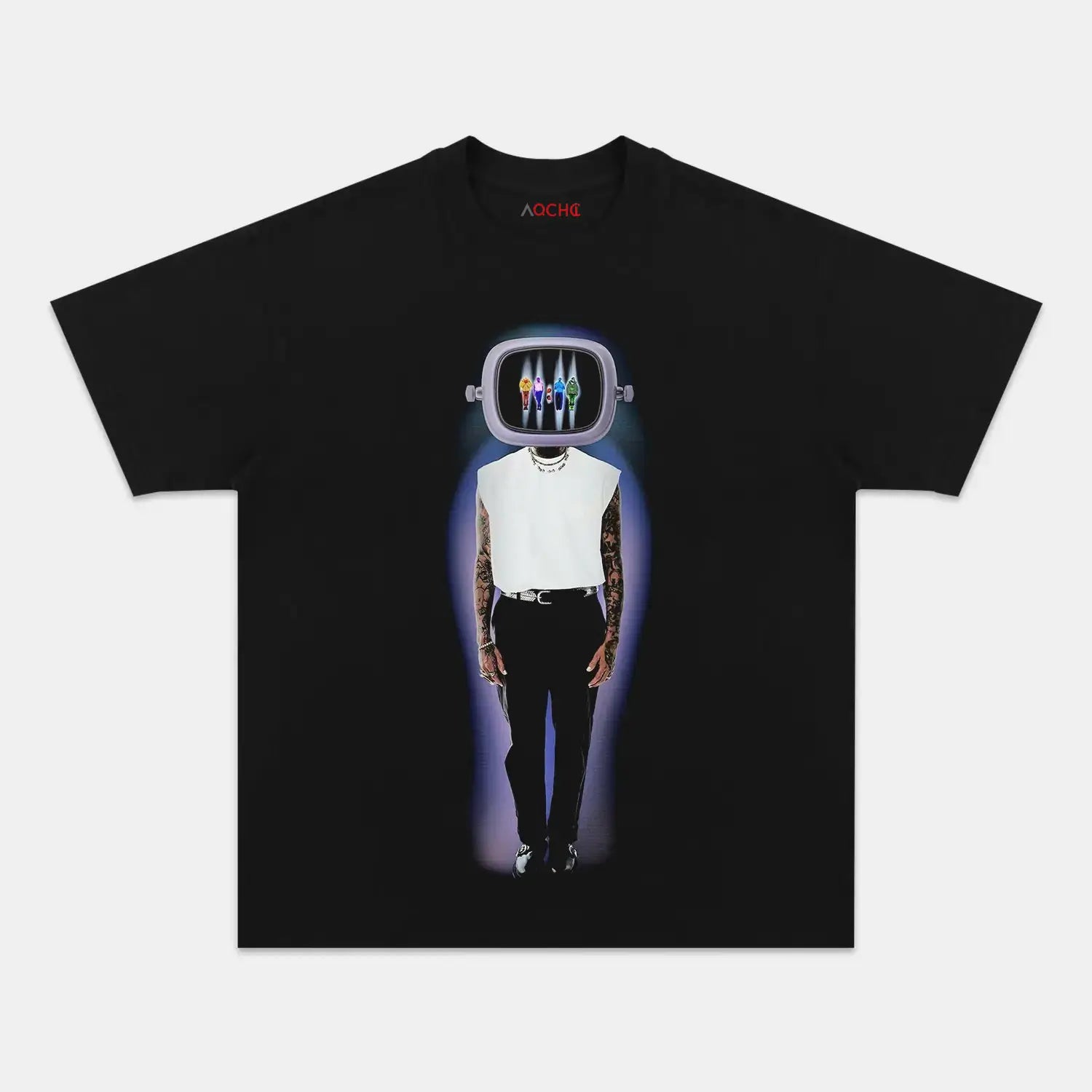 AQCHIC Chris Brown V5 Unisex Graphic Heavyweight Cotton Shirt