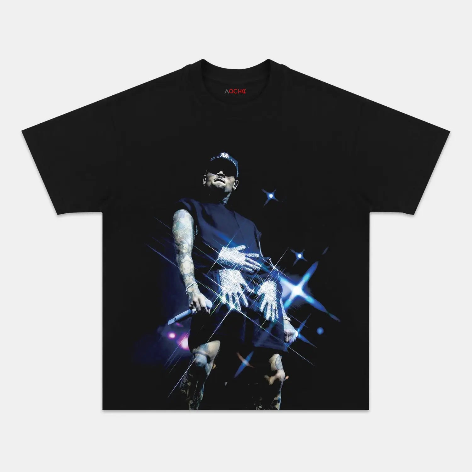 AQCHIC Chris Brown V3 Unisex Graphic Heavyweight Cotton Shirt
